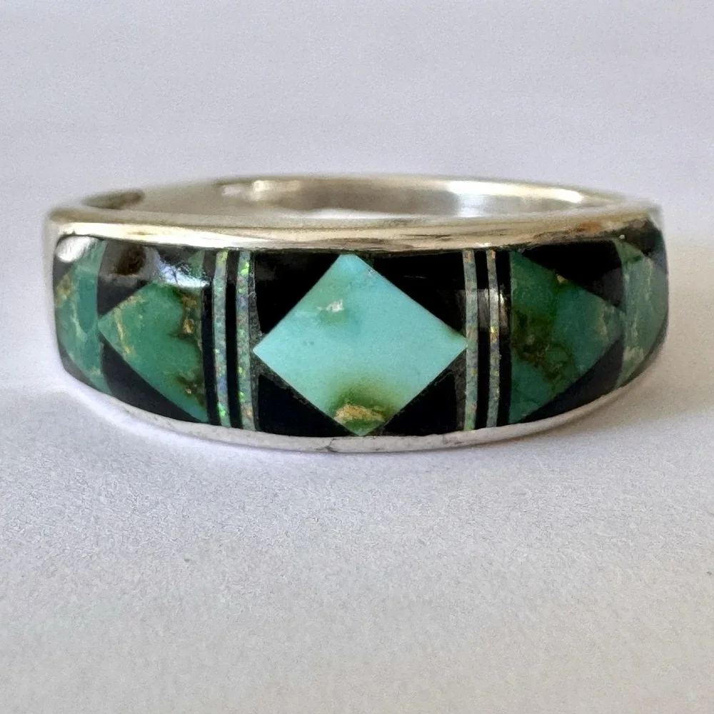 Native American Navajo Indian Turquoise Jewelry sterling handcrafted
